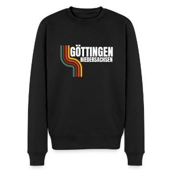 Göttinger Basketball Uni Göttingen Souvenir - Männer Premium Bio Pullover - Schwarz - Vorne - Nico (187cm)