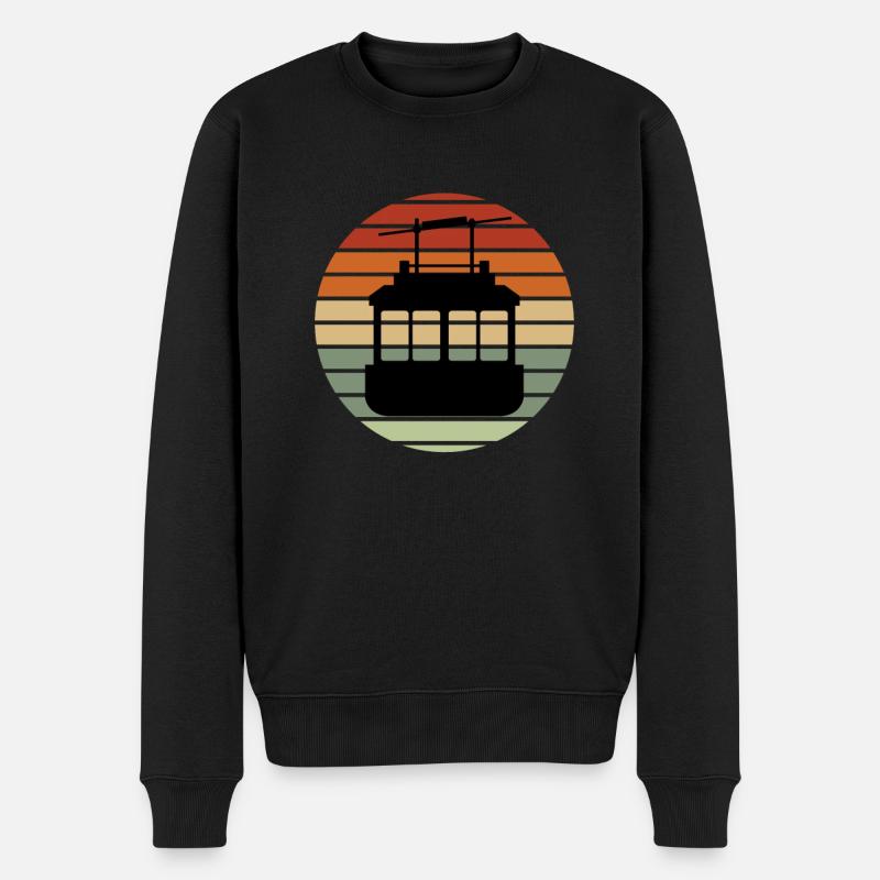 Téléphérique Téléphérique Télécabine - Pull Premium bio Homme - noir