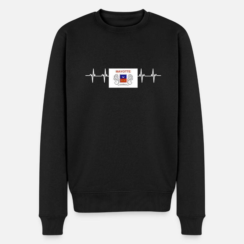 France Mayotte - Pull Premium bio Homme - noir