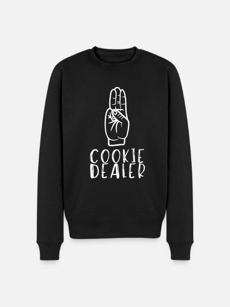Scout Bakery Scouting Cookie Dealer - Men's Premium Organic Jumper - black