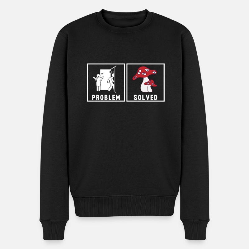 Psychedelic Research Volunteer - Männer Premium Bio Pullover - Schwarz