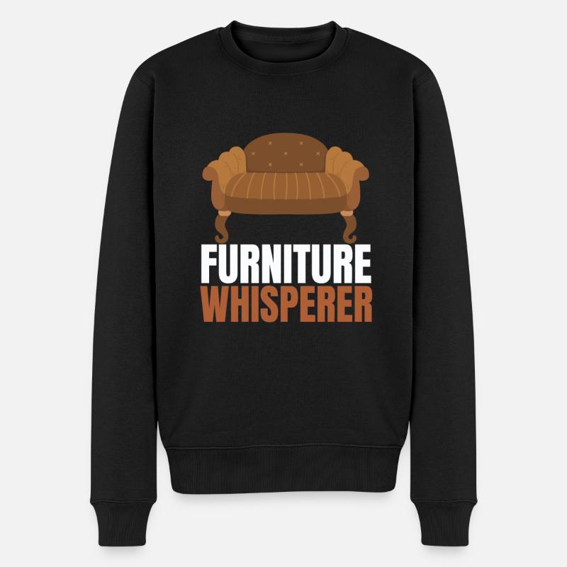 Rembourrage d’ameublement de restaurateur - Pull Premium bio Homme - noir