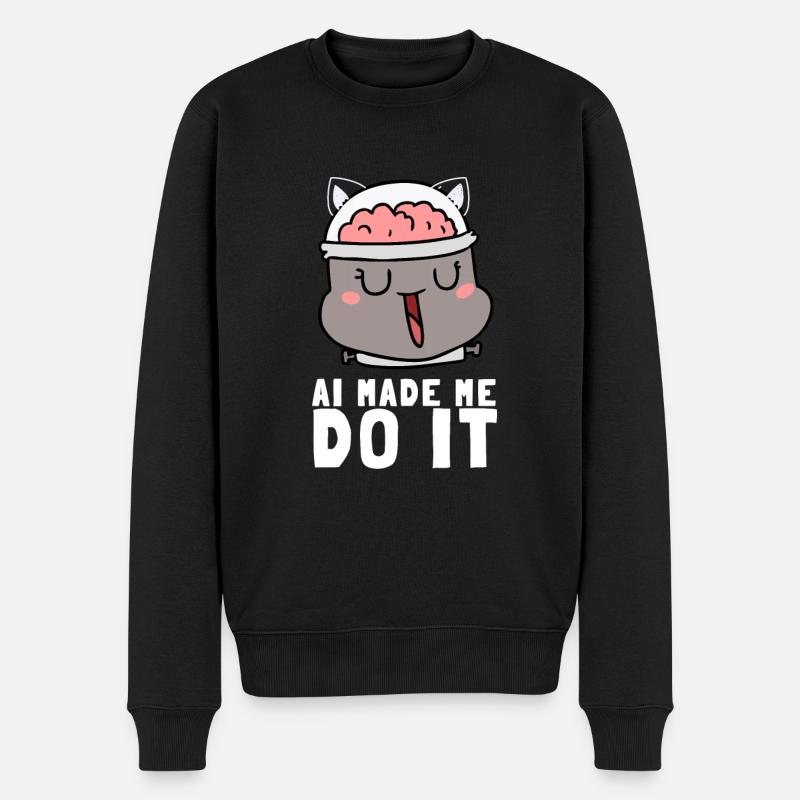 Intelligence artificielle Ai Chat - Pull Premium bio Homme - noir
