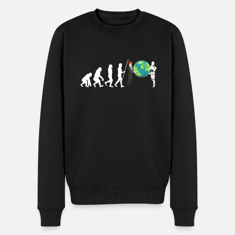 Artificial Intelligence Ai Chat - Men's Premium Organic Jumper - black