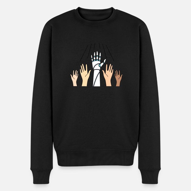 Intelligence artificielle Ai Chat - Pull Premium bio Homme - noir