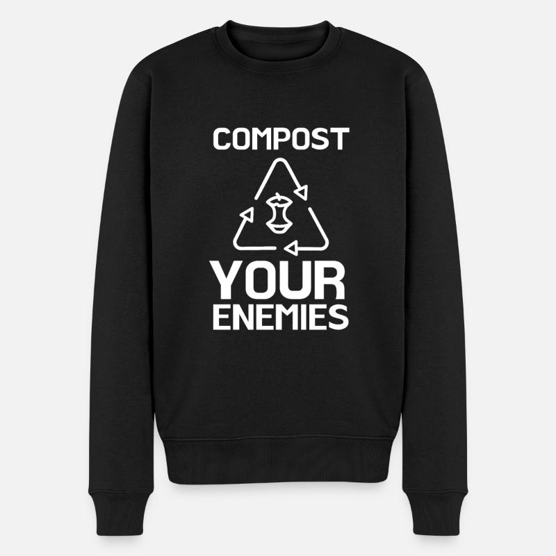 Compostez vos ennemis - Pull Premium bio Homme - noir