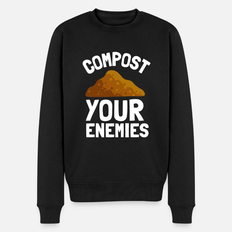 Compostez vos ennemis - Pull Premium bio Homme - noir