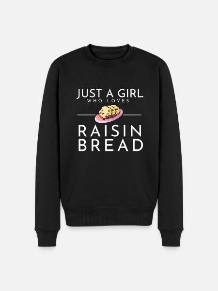 Baking Raisin Bread - Männer Premium Bio Pullover - Schwarz