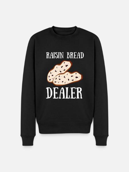 Baking Raisin Bread - Men's Premium Organic Jumper - black