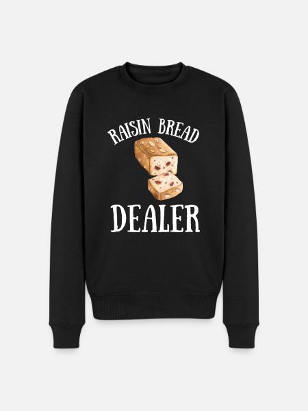 Baking Raisin Bread - Männer Premium Bio Pullover - Schwarz