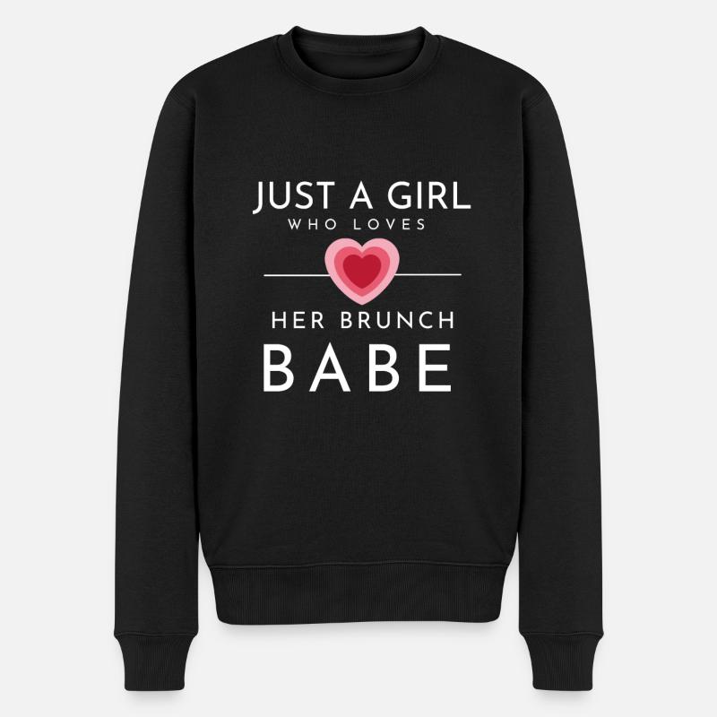 Babes Who Brunch Squat - Men's Premium Organic Jumper - black