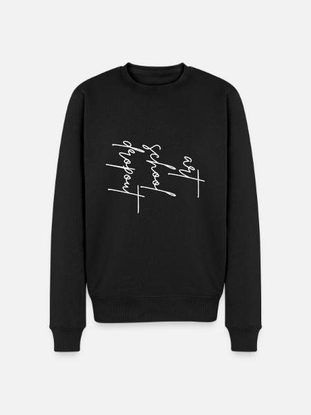 Art School Dropout - Men's Premium Organic Jumper - black