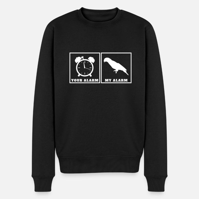 Blue Quaker Parrot Maman - Pull Premium bio Homme - noir