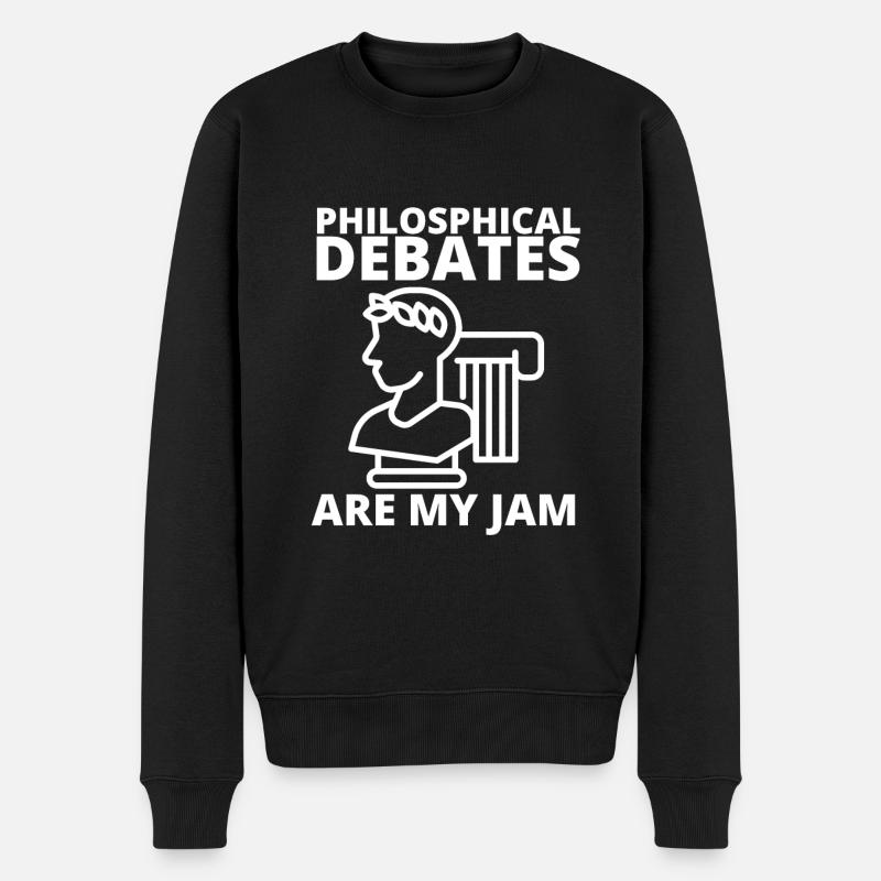 Philosophical Debate Feeling Philoslothical - Men's Premium Organic Jumper - black