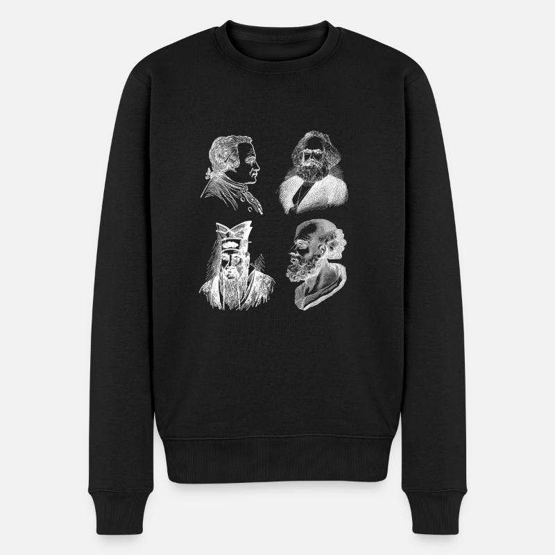 Philosophical Debate Feeling Philoslothical - Men's Premium Organic Jumper - black