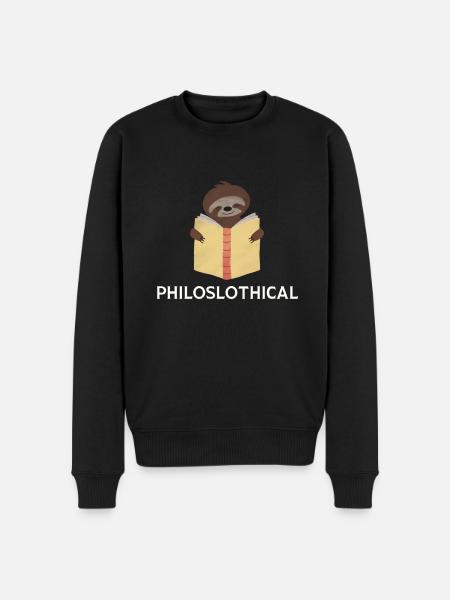 Philosophical Debate Feeling Philoslothical - Men's Premium Organic Jumper - black