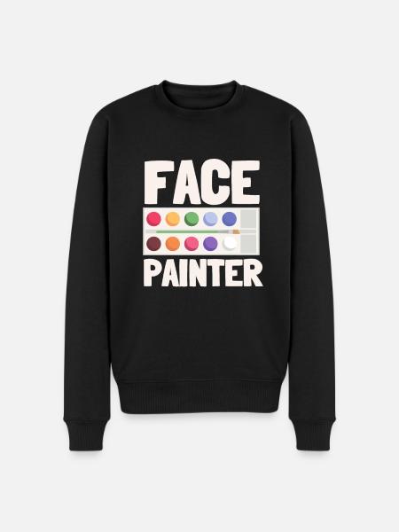 Face Painter And Face Painting - Men's Premium Organic Jumper - black
