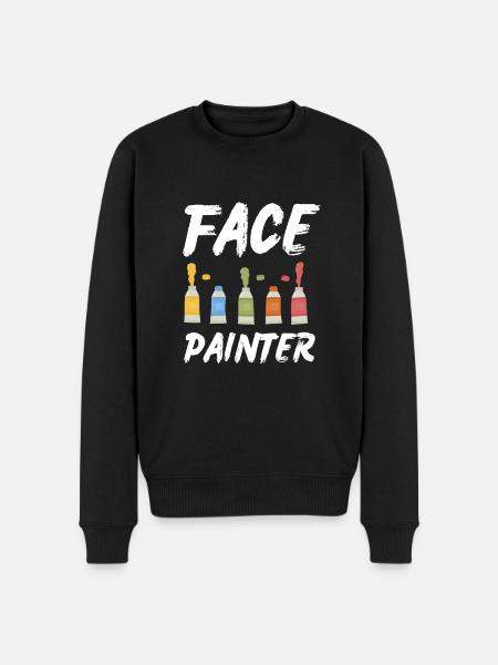 Face Painter And Face Painting - Men's Premium Organic Jumper - black