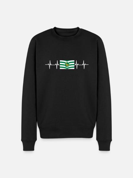 Royaume-Uni Wiltshire Flag - Pull Premium bio Homme - noir