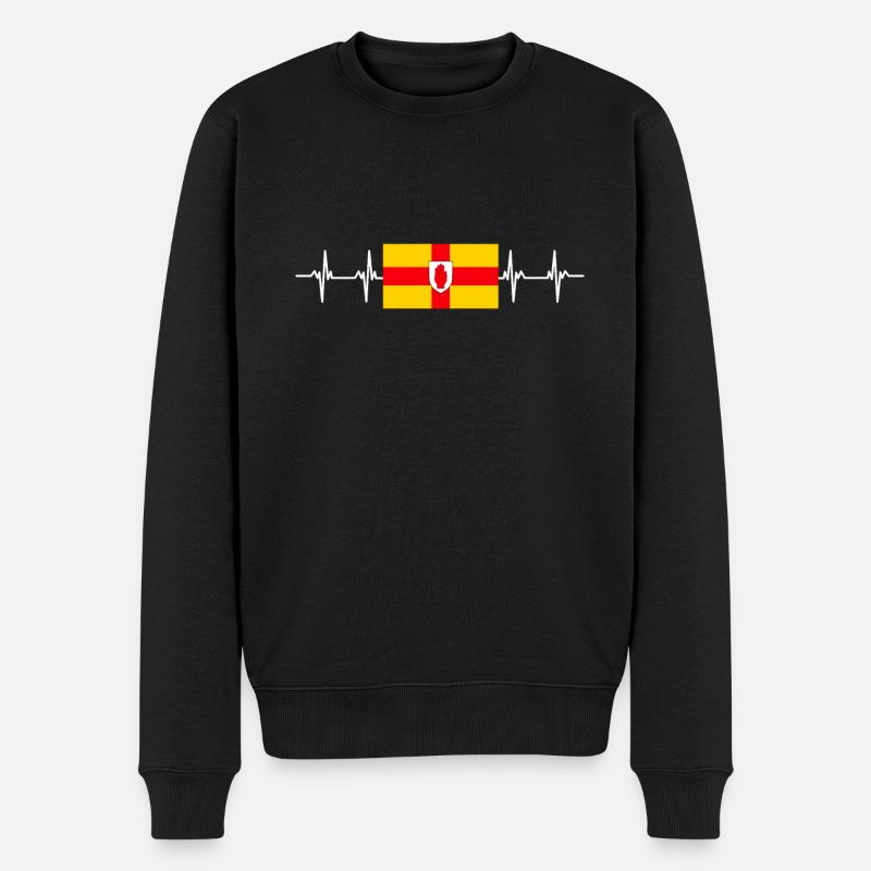 Irlande irlandaise Drapeau de l’Ulster - Pull Premium bio Homme - noir