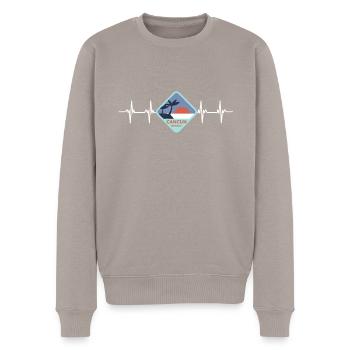 Mexique Cancun Flag - Pull Premium bio Homme - taupe - Devant - Nico (187cm)