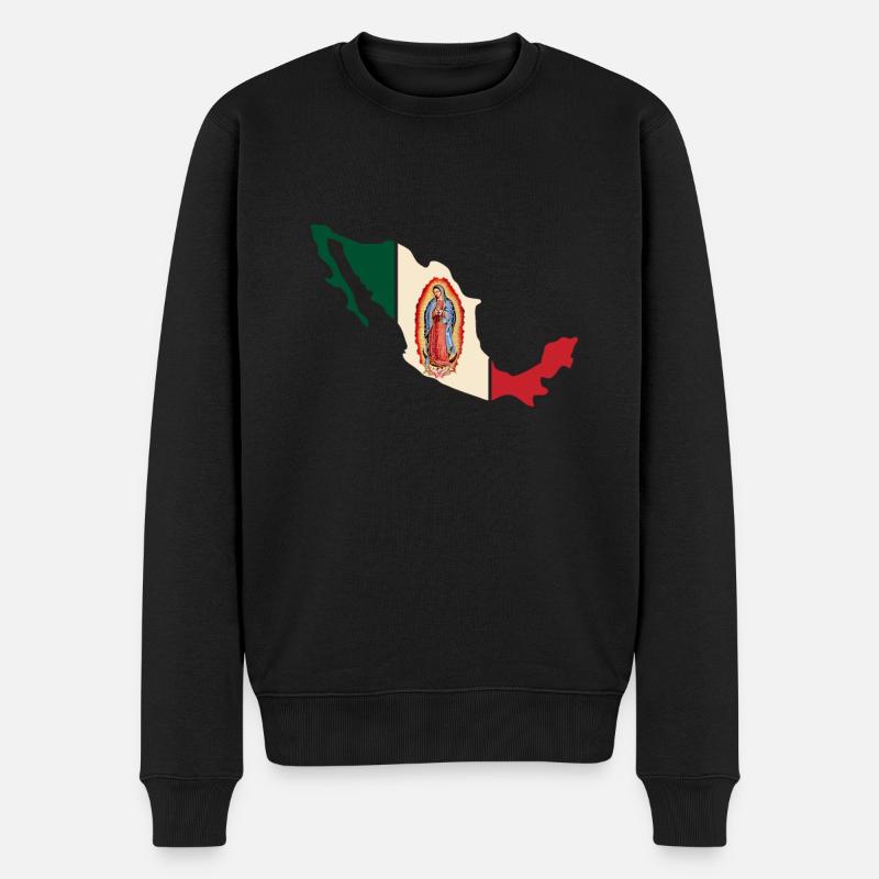 Notre-Dame de Guadalupe Vierge Marie - Pull Premium bio Homme - noir