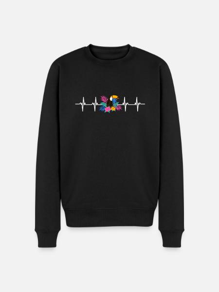 Save The Rainforest - Männer Premium Bio Pullover - Schwarz