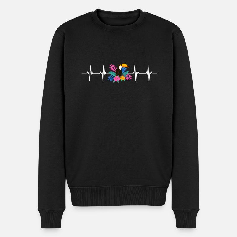Sauvez la forêt tropicale - Pull Premium bio Homme - noir