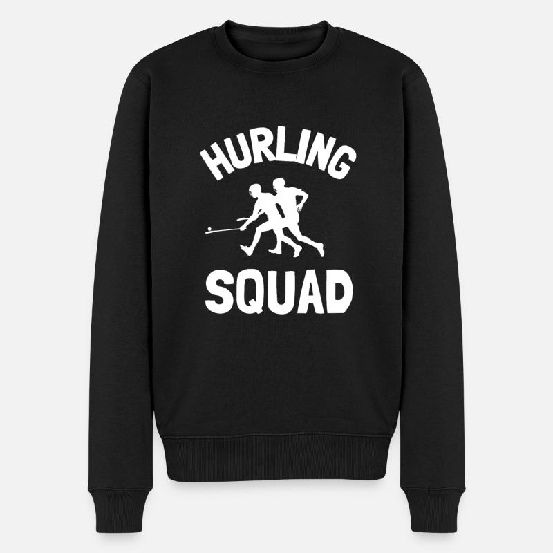Hurling irlandais Dublin - Pull Premium bio Homme - noir
