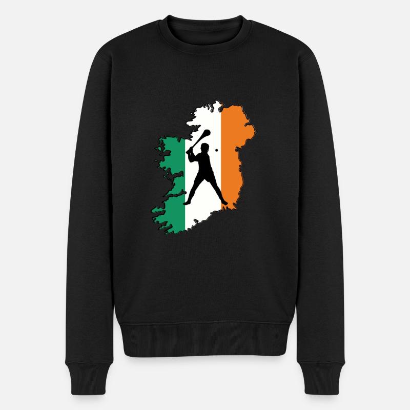 Hurling irlandais Dublin - Pull Premium bio Homme - noir