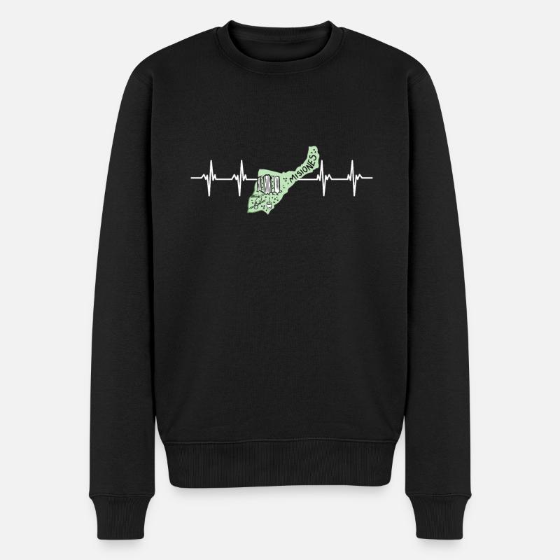 Drapeau de l’Argentine Misiones - Pull Premium bio Homme - noir