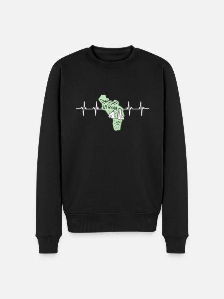 Argentina Flag La Rioja - Men's Premium Organic Jumper - black