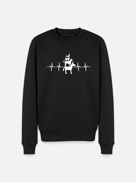 Bremen Town Musicians - Männer Premium Bio Pullover - Schwarz