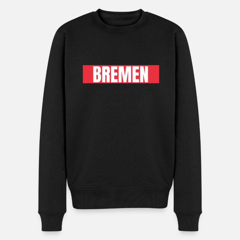 Bremen Town Musicians - Männer Premium Bio Pullover - Schwarz