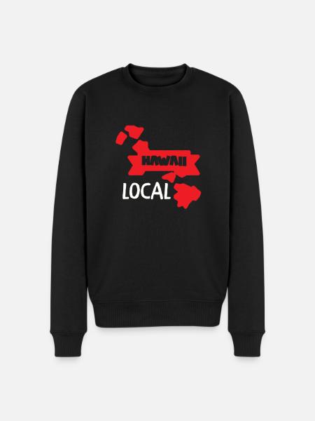Waikiki Honolulu Island - Men's Premium Organic Jumper - black