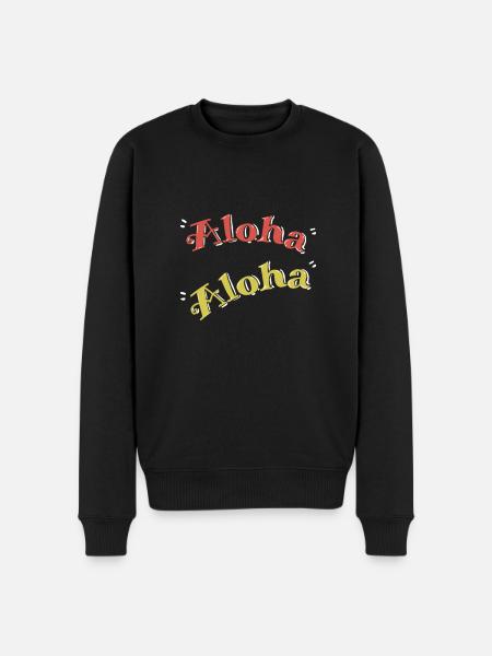 Waikiki Honolulu Island - Men's Premium Organic Jumper - black