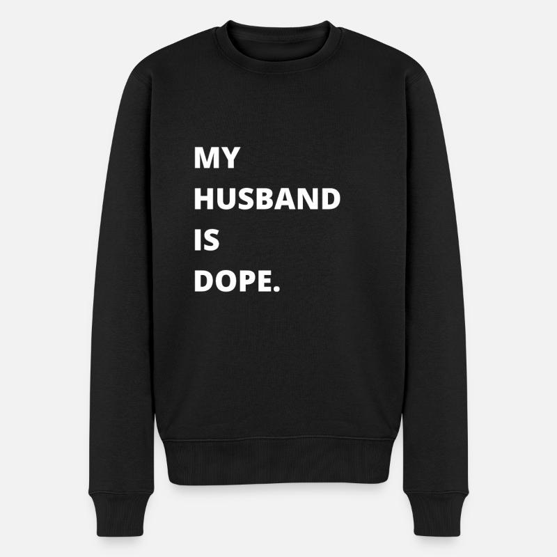 Mariage - Mon mari est - Pull Premium bio Homme - noir