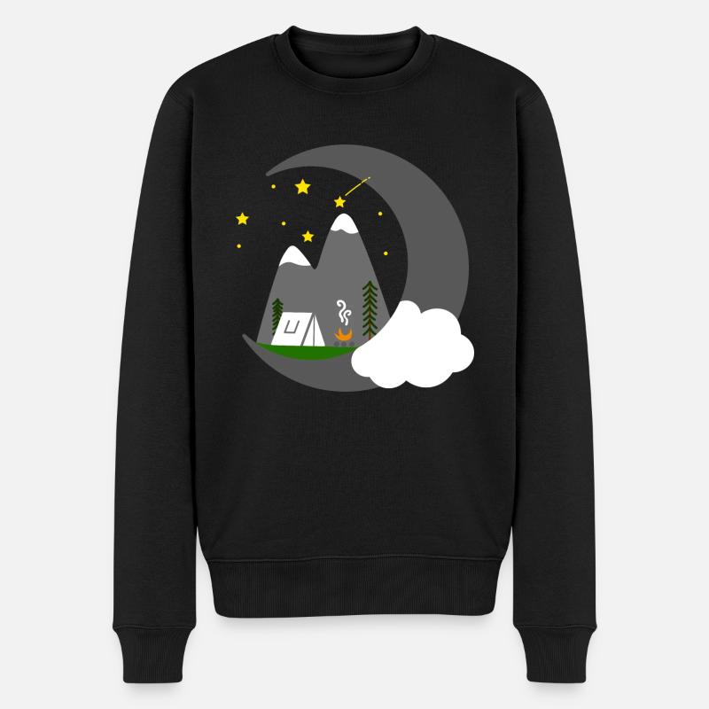 CAMPEN STAR HEAVEN - Pull Premium bio Homme - noir