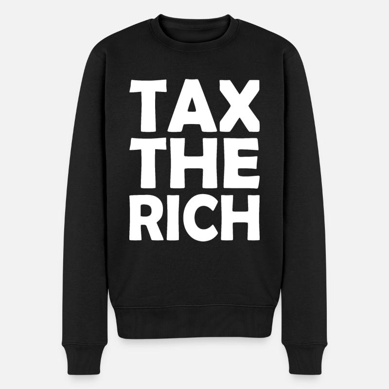 Tax the rich - Pull Premium bio Homme - noir