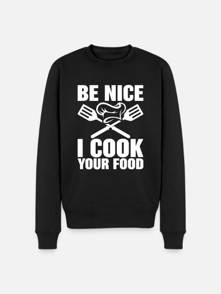 Chef Restaurant Chef - Men's Premium Organic Jumper - black