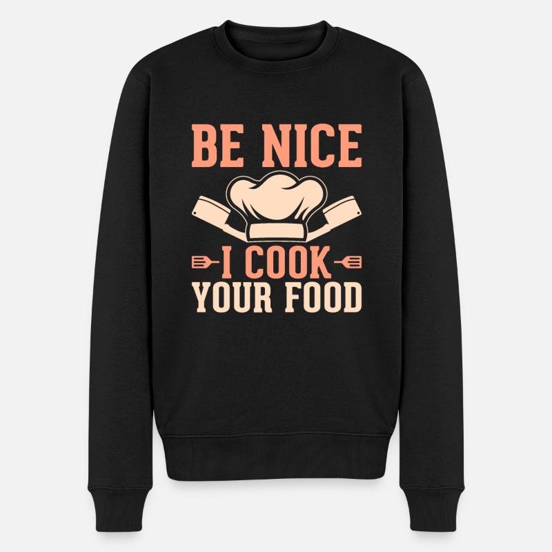 Chef Restaurant Chef - Pull Premium bio Homme - noir