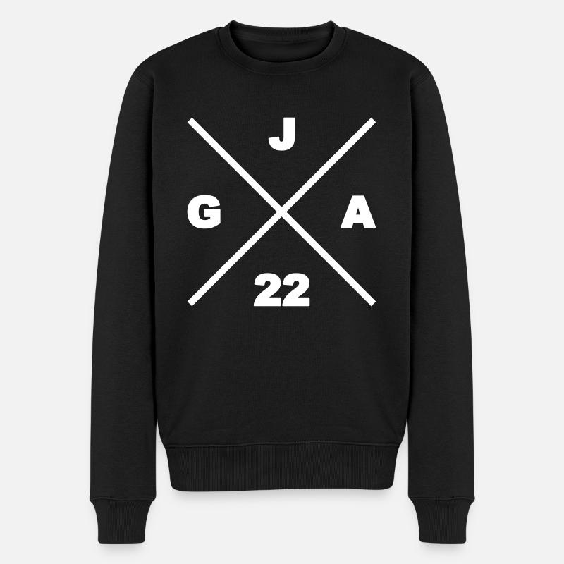 JGA 22 - Männer Premium Bio Pullover - Schwarz