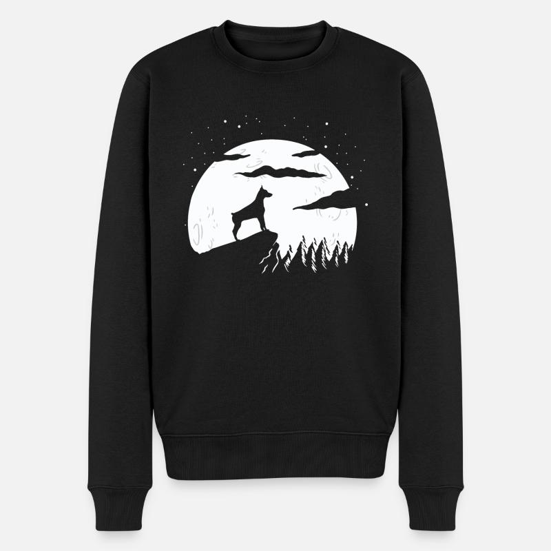 Doberman - Pull Premium bio Homme - noir