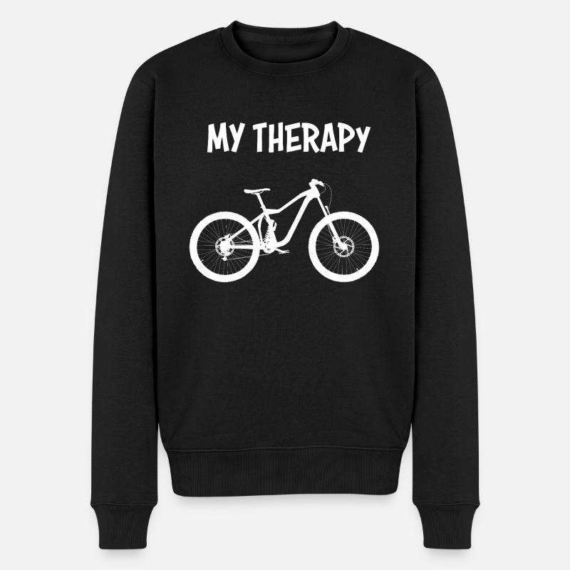Ma Thérapie - VTT - Pull Premium bio Homme - noir