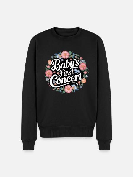 Baby's First Concert 16 - Männer Premium Bio Pullover - Schwarz