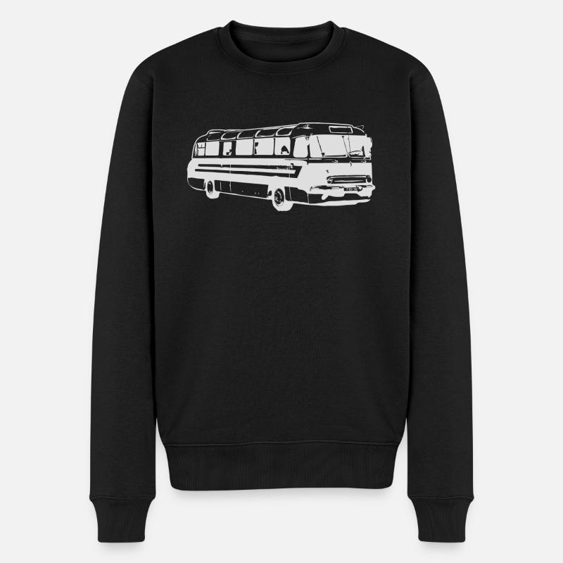 Ikarus 55 Bus Omnibus - Männer Premium Bio Pullover - Schwarz
