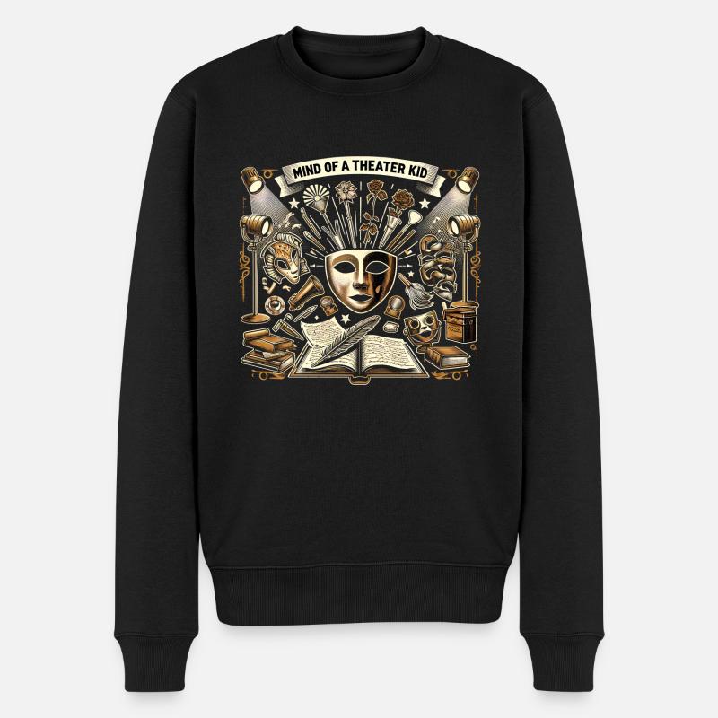 Mind Of A Theater Kid 7 - Männer Premium Bio Pullover - Schwarz