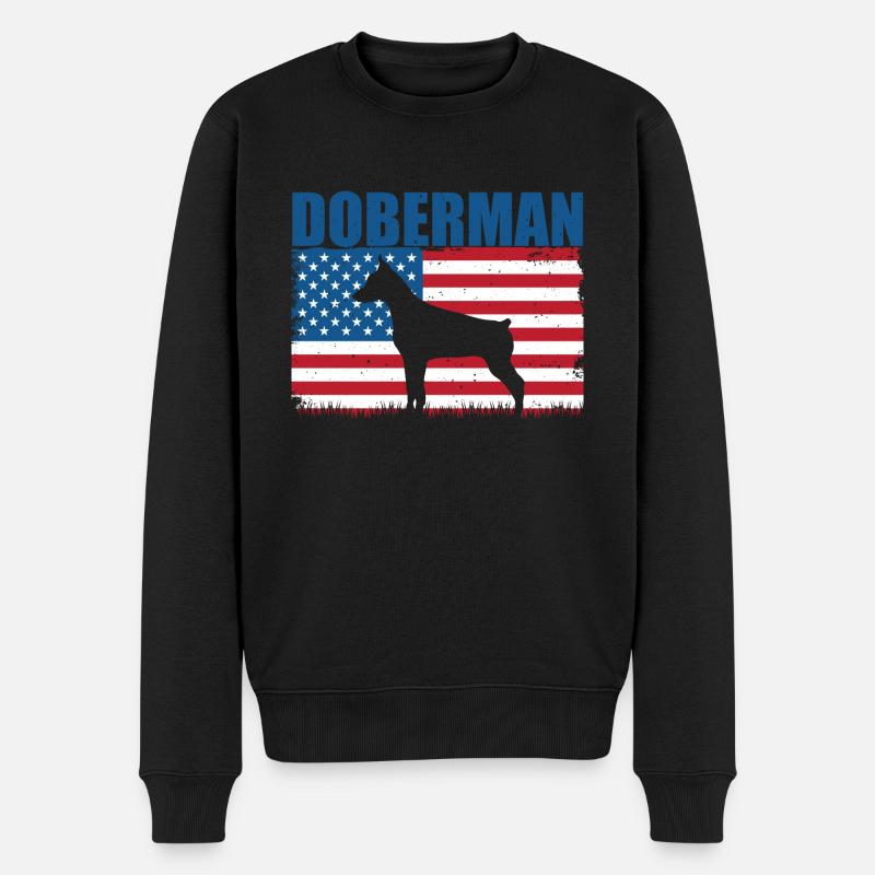 Doberman - Pull Premium bio Homme - noir