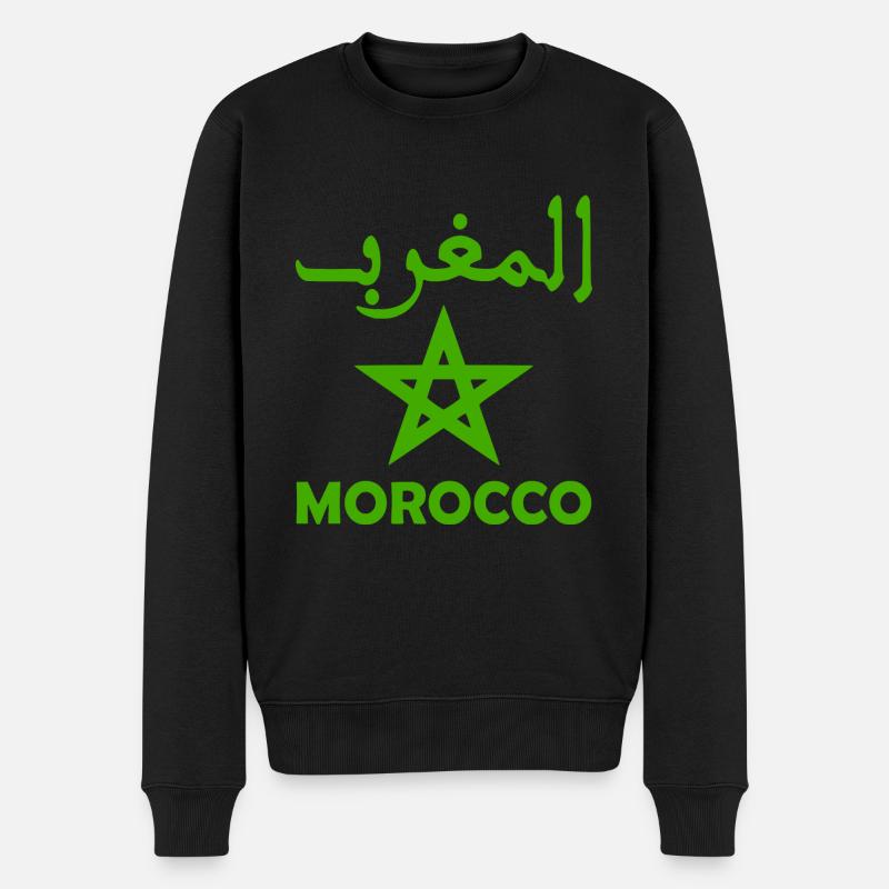 Maroc - Pull Premium bio Homme - noir