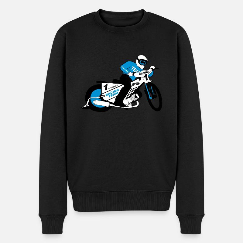 speedway - Männer Premium Bio Pullover - Schwarz